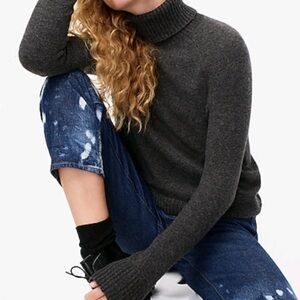 J Crew Wool/Alpaca Blend Turtleneck Sweater